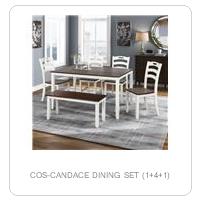 COS-CANDACE DINING SET (1+4+1)